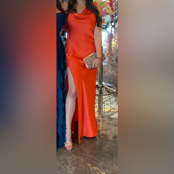 Jay Godfrey Justine Dress in Sunkist - Picture 7 of 7